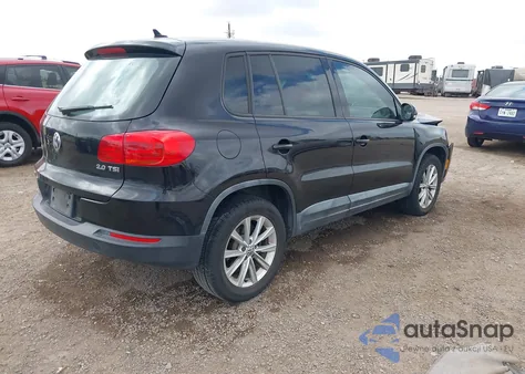 2014 Volkswagen Tiguan Se from USA, damaged, VIN WVGAV3AX7EW539587